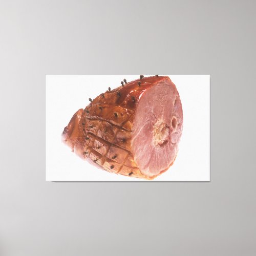 Glazed Ham Canvas Print