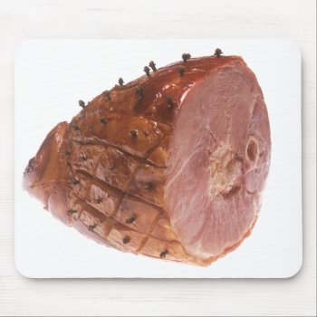 Glazed Ham Mouse Pad by Alleycatshirts at Zazzle
