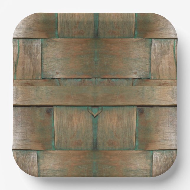 Glazed in Green Paper Plates (Front)