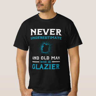 Glazier Saying Window Fitter Glazier Christmas  T-Shirt