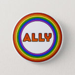 Glbt Ally Button at Zazzle