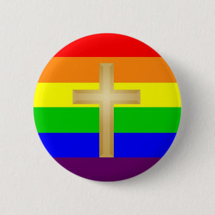 GLBT Christian Pride Pinback Button