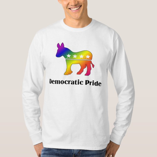 GLBT Democratic Pride (2) T-Shirt (Front)
