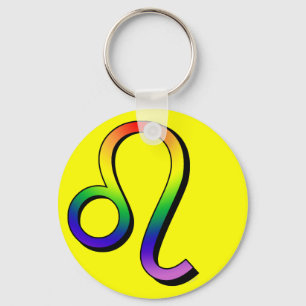 GLBT Leo Keychain