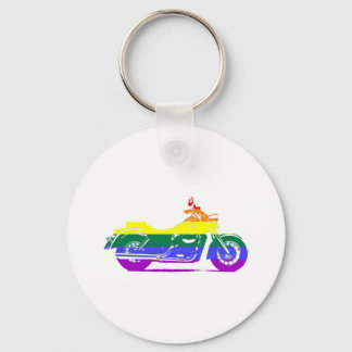 GLBT Motorcycle Pride Keychain