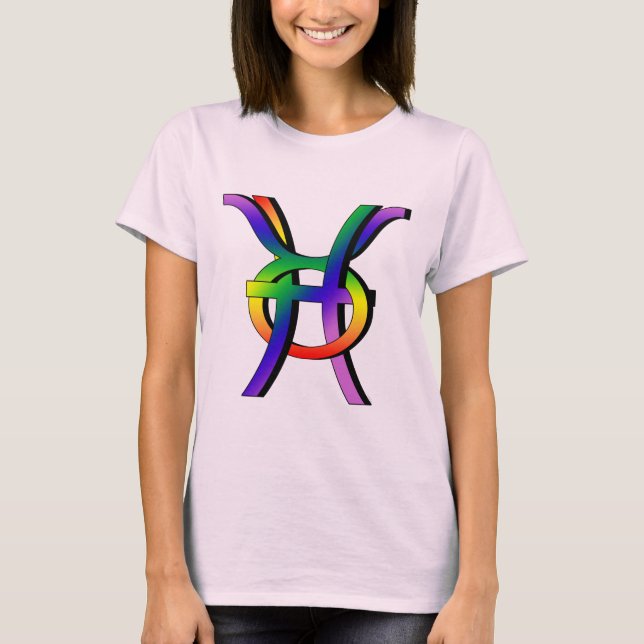 GLBT Pisces & Taurus T-Shirt (Front)