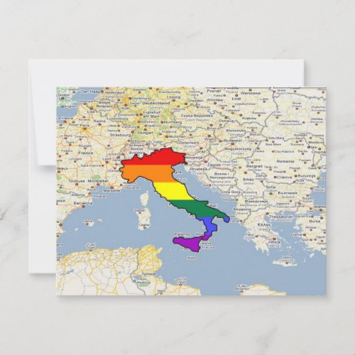 GLBT Pride, Italy Custom Invitations