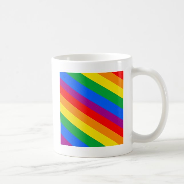 GLBT Pride Stripes 2 Coffee Mug (Right)