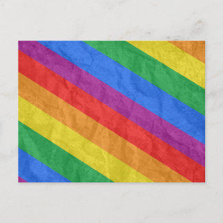 GLBT Pride Stripes 2 Postcard