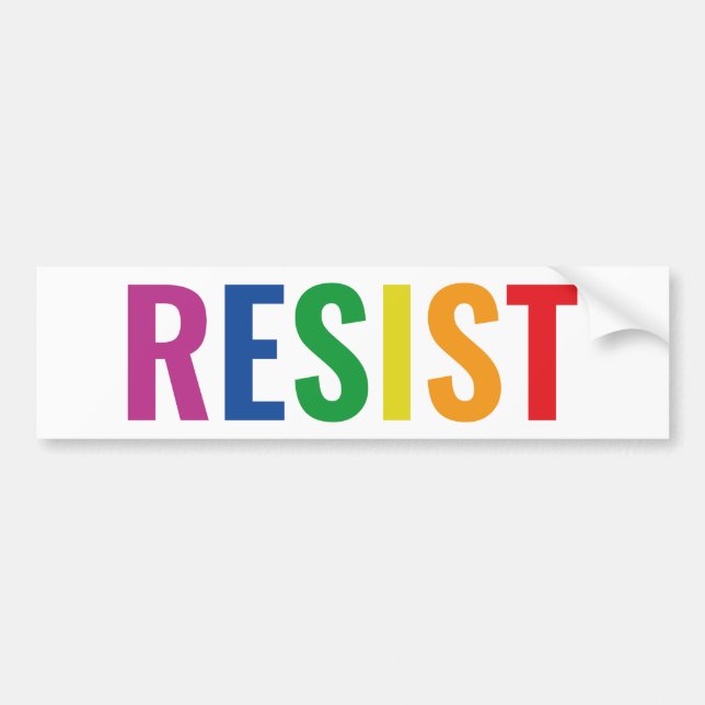 Glbt Resist Bumper Sticker (Front)