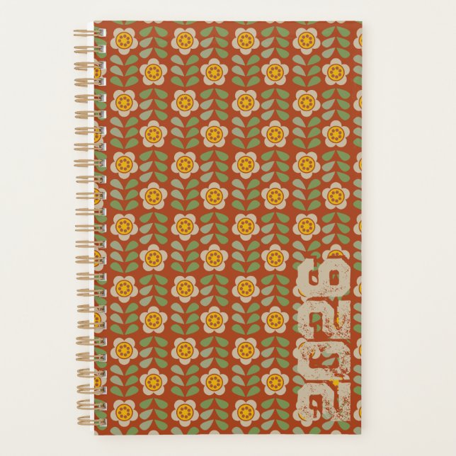 GLEAM GLADE - Botanical Pattern Planner (Front)