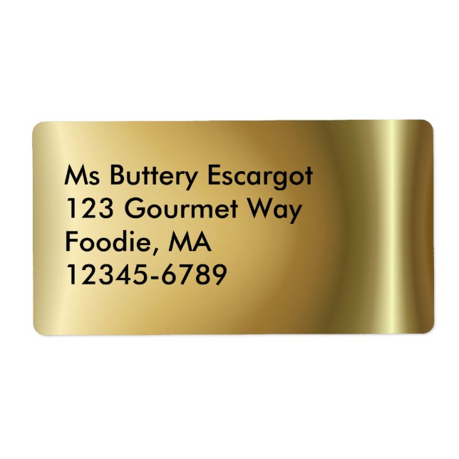 Gleaming Copper ~ label (Front)