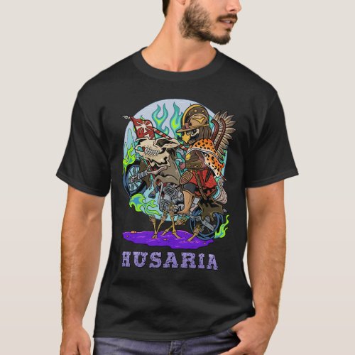 Gleaming Guardians of Glory Polished Winged Hussa T_Shirt