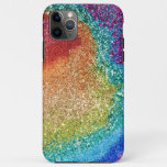 Gleaming Rainbow Glitter Swirl iPhone 11 Pro Max Case
