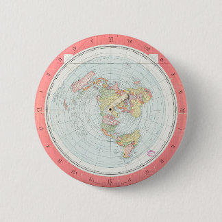 Gleason's "NEW STANDARD MAP OF THE WORLD" Button