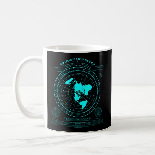 GleasonS New Standard Map Of The World Flat Earth Coffee Mug