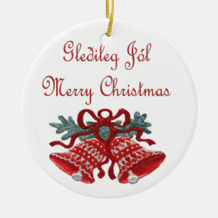 Gledeleg Jol Ceramic Ornament