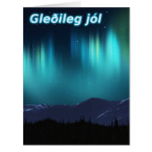 Gleðileg jól - Aurora Borealis (Front)