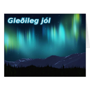 Gleðileg jól - Aurora Borealis