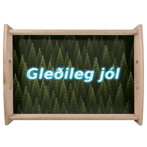 Gleileg Jl _ Conifers Serving Tray