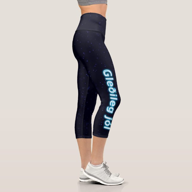 Gleðileg jól On Stars Capri Leggings (Right)