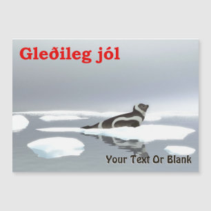 Gleðileg Jól - Ribbon Seal