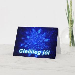 Gleðileg jól - Snowburst Holiday Card