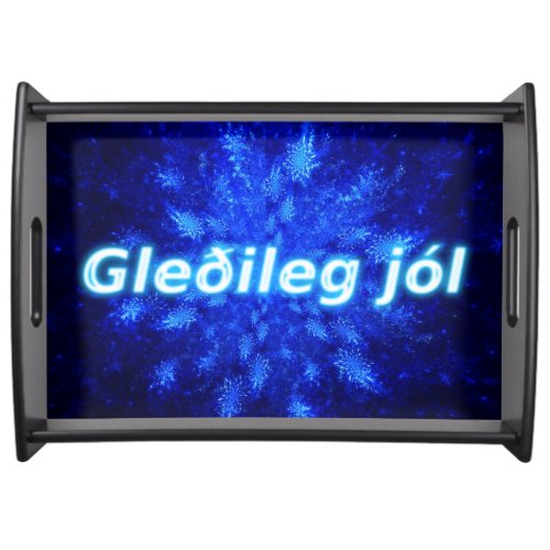 Gleileg Jl _ Snowburst Serving Tray