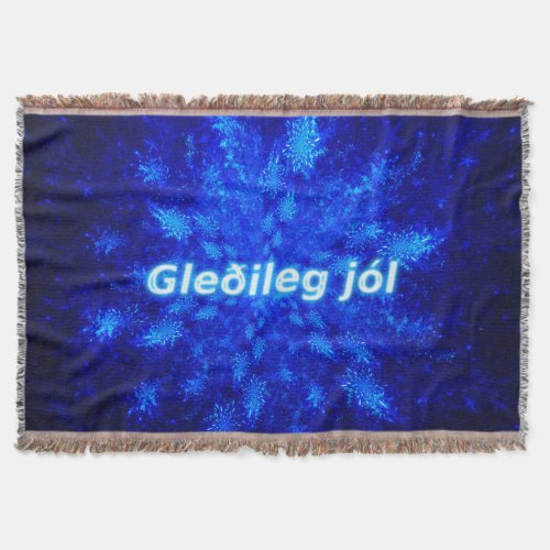 Gleileg Jl _ Snowburst Throw Blanket