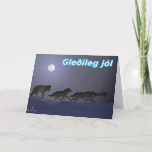 Gleðileg jól - Wolf Pack Holiday Card