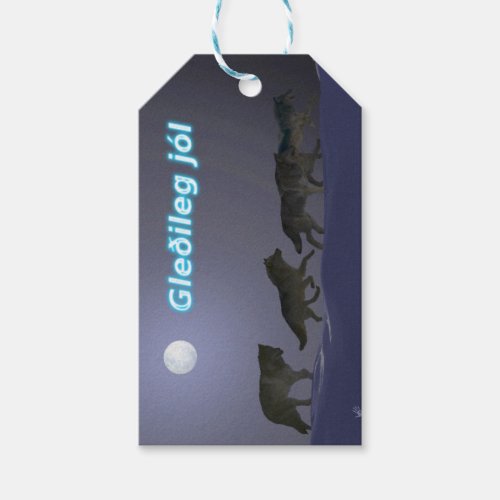 Gleileg jl _ Wolfpack Gift Tags