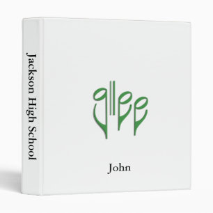 glee club 3 ring binder