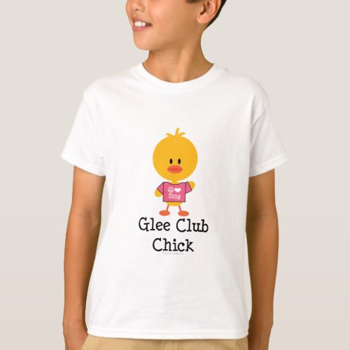 Glee Club Chick Kids T_shirt