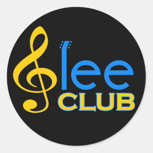 Glee Club Classic Round Sticker