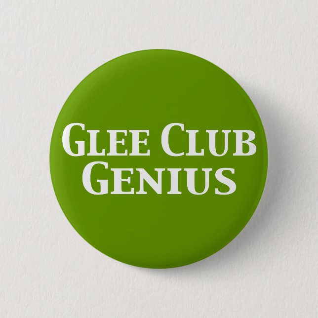 Glee Club Genius Gifts Button (Front)