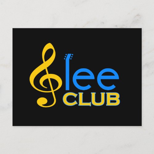 Glee Club Postcard