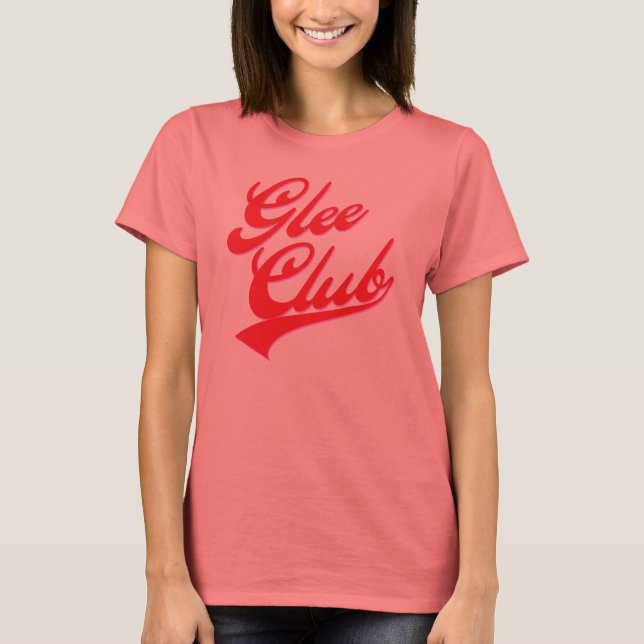 Glee Club (swoosh) T-Shirt (Front)