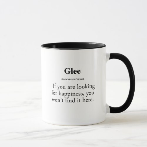 Glee Definition Mug