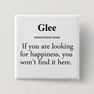 Glee Definition Pinback Button
