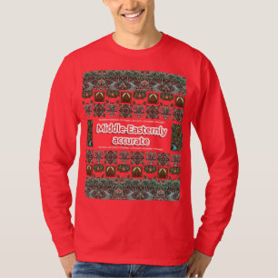 Glee Red Middle-Easternly Accurate Christmas Ugly T-Shirt