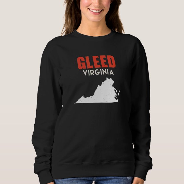 Gleed Washington USA State America Travel Washingt Sweatshirt (Front)