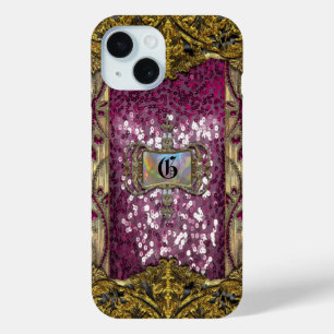 Gleemshore Grace  Victorian Monogram iPhone 15 Case