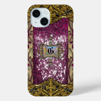 Gleemshore Grace Victorian Monogram iPhone 15 Case