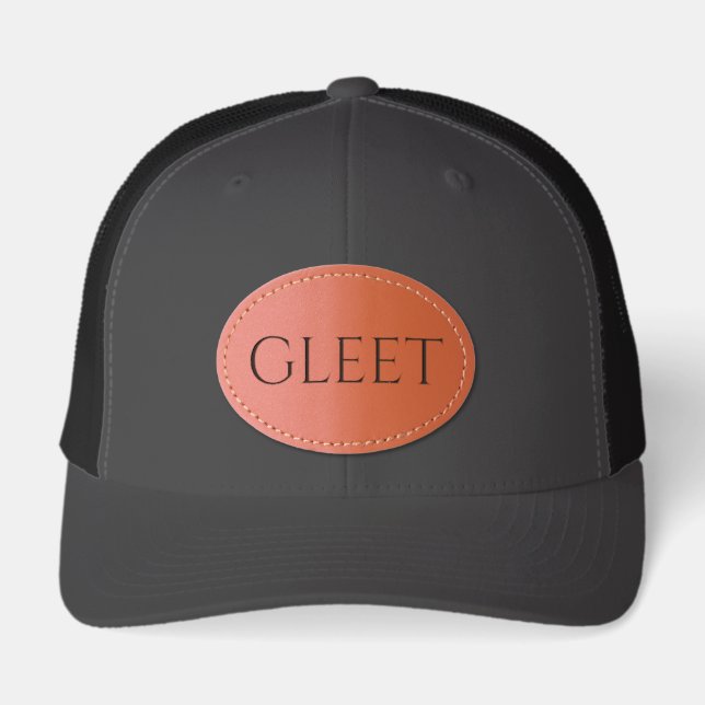 Gleet Leather Patch Hat (Front)