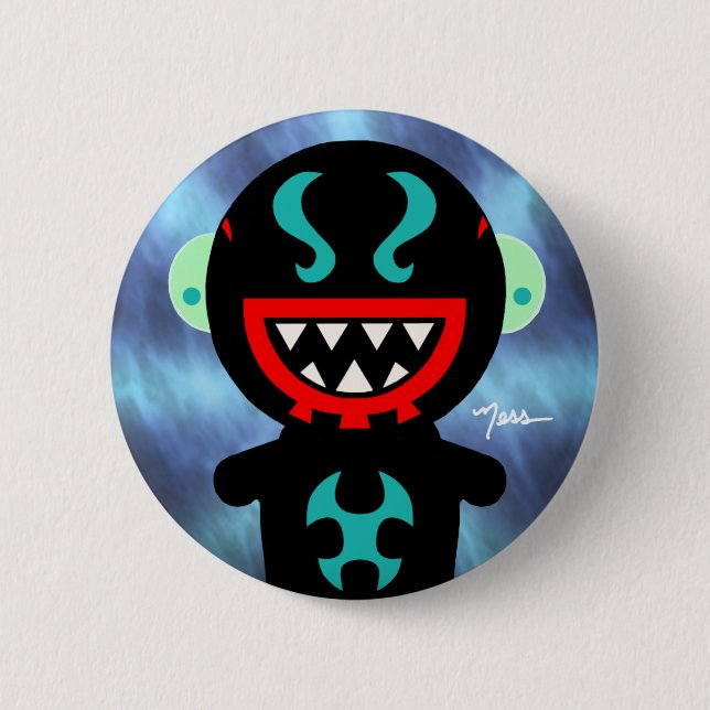 GLEEZBO PINBACK BUTTON (Front)