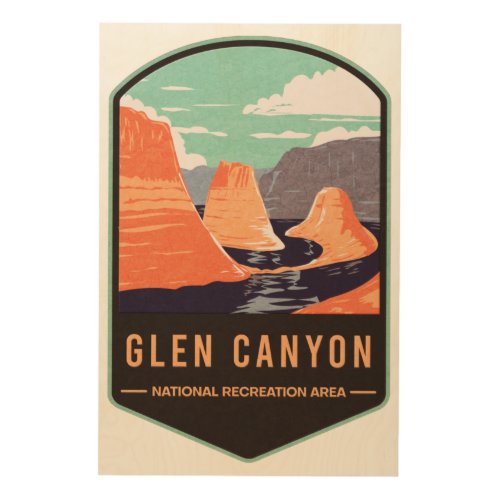 Glen Canyon National Recreation Area Wood Wall Art