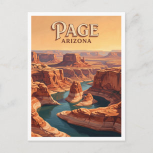 Glen Canyon Page Arizona Postcard