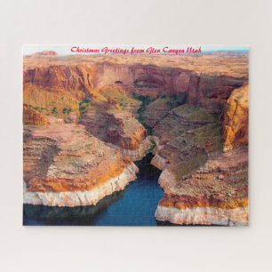 Glen Canyon Utah. Christmas Greetings Jigsaw Puzzle