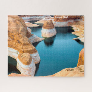 Glen Canyon Utah. Christmas Greetings Jigsaw Puzzle