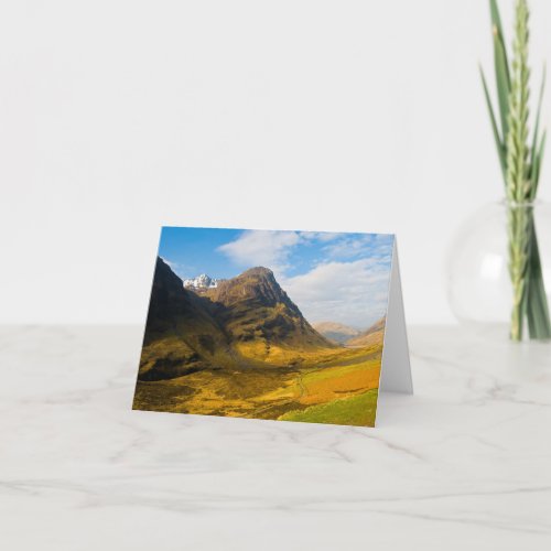 Glen Coe Scotland Greeting card